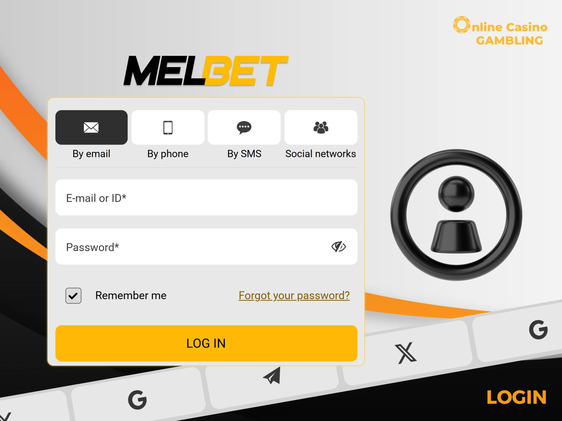 Ho to log in to your Melbet account.